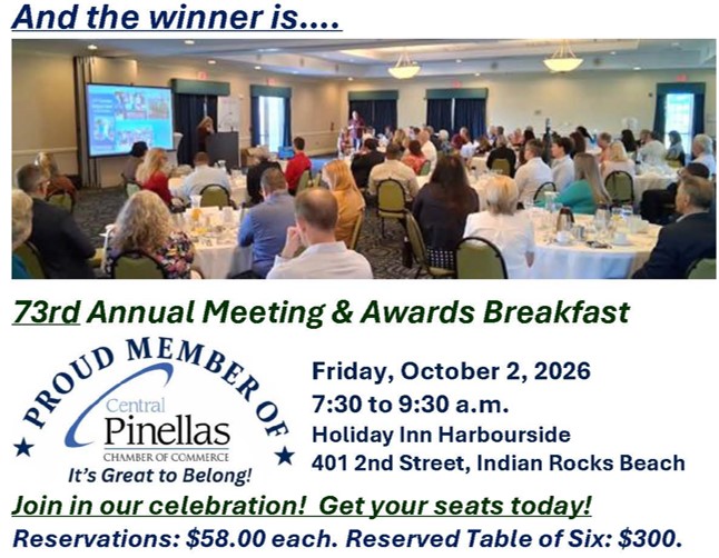 Seats  - Annual Awards Breakfast
